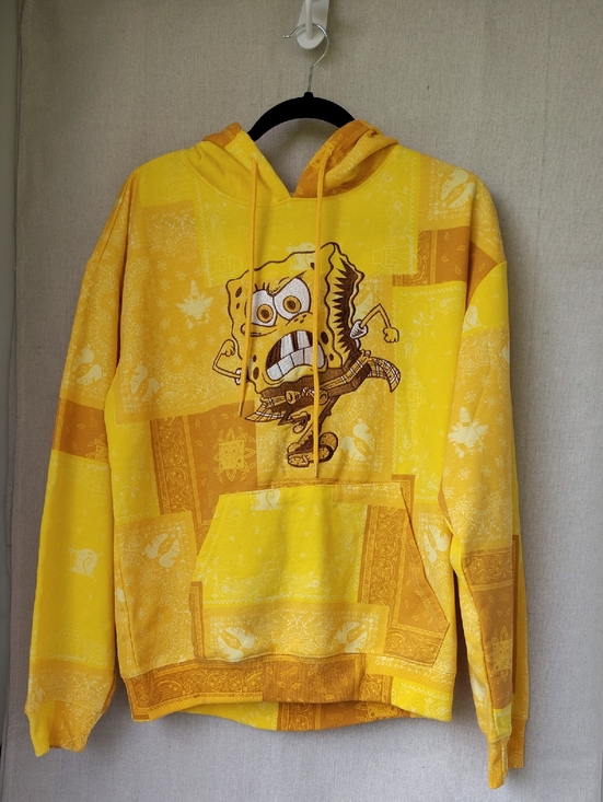 Nickelodeon Other - Yellow SpongeBob Graphic Hoodie Sweatshirt - Men